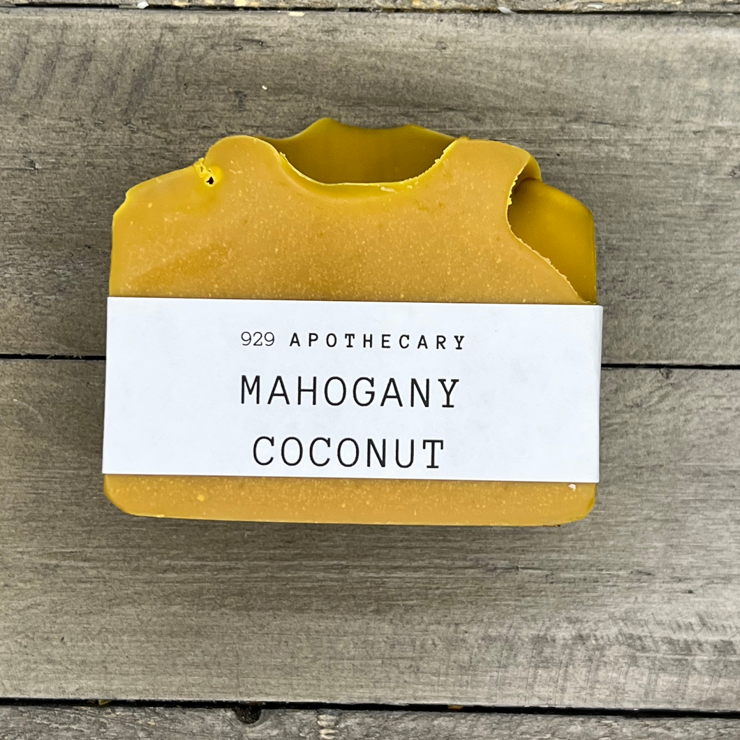 Mahogany Coconut Handmade Soap 929 Apothecary