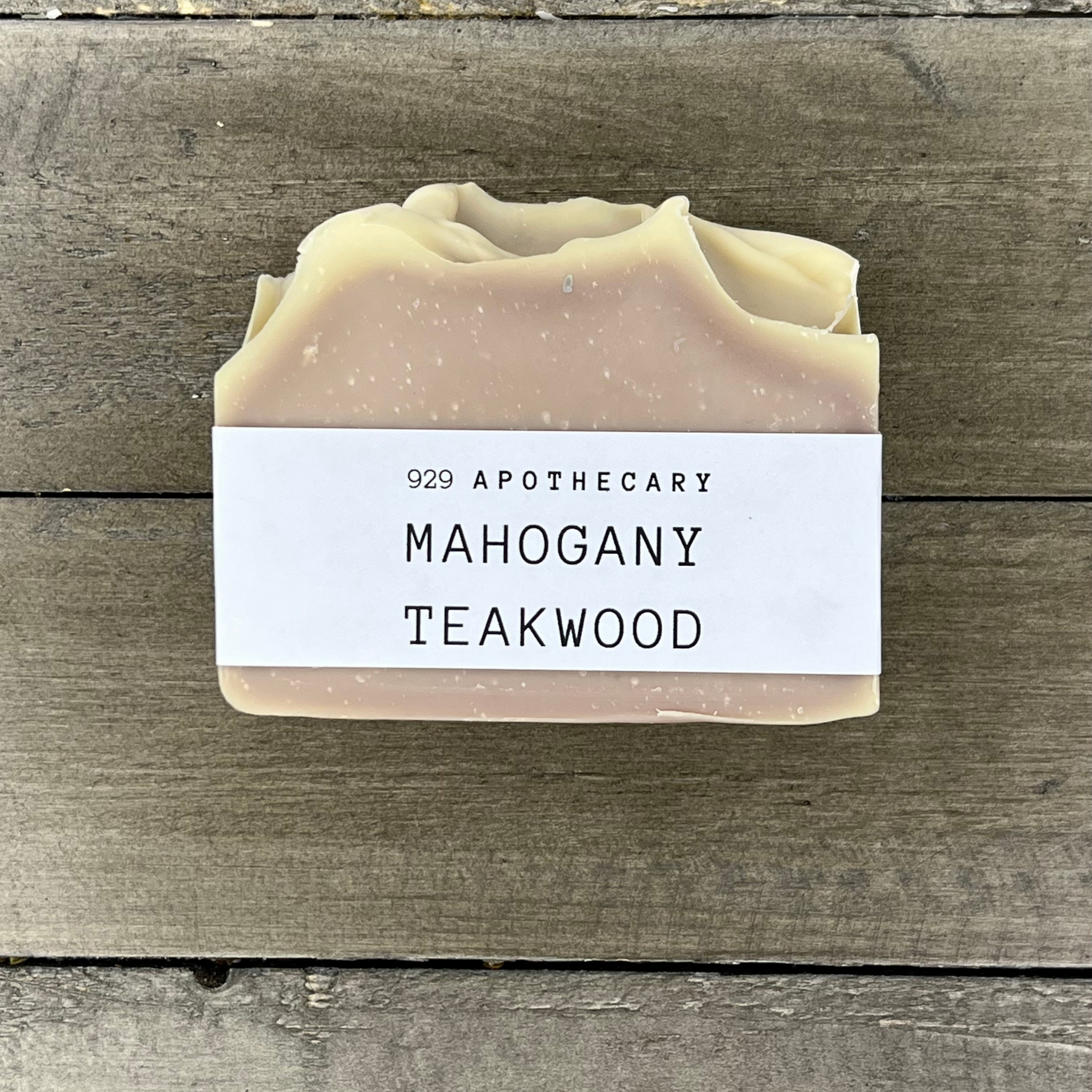 Mahogany Teakwood Handmade Soap | 929 Apothecary